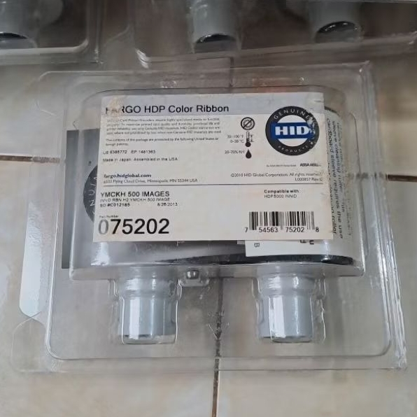 Ribbon fargo HDP 5000 YMCKH ribbon untuk tipe printer fargo HDP 5000 ektp