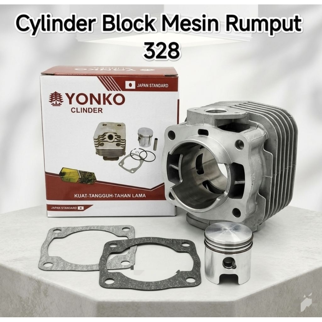 Cylinder Block YONKO ORIGINAL Mesin Potong Rumput/Mesin Babat Rumput 328