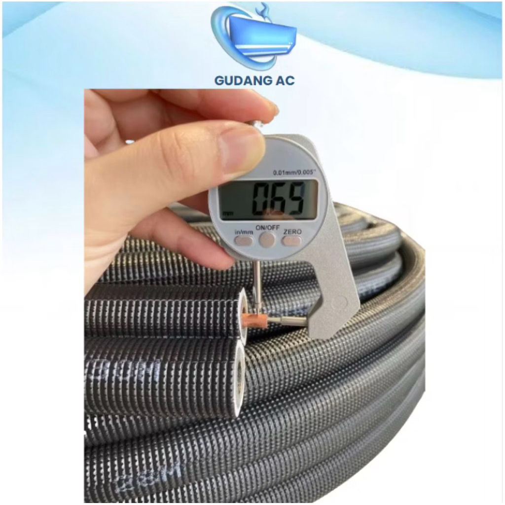 PAKET MATERIAL AC 1/2PK sampai 1PK (Pipa 2meter)