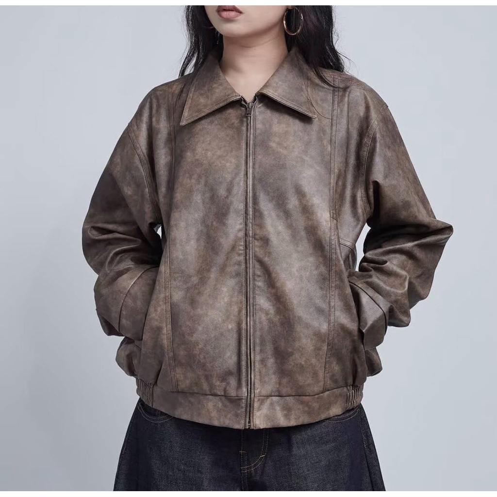 preloved leather jacket wearsarey