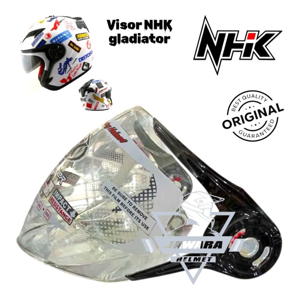 ORIGINAL KACA NHK GLADIATOR | VISOR HELM NHK GLADIATOR