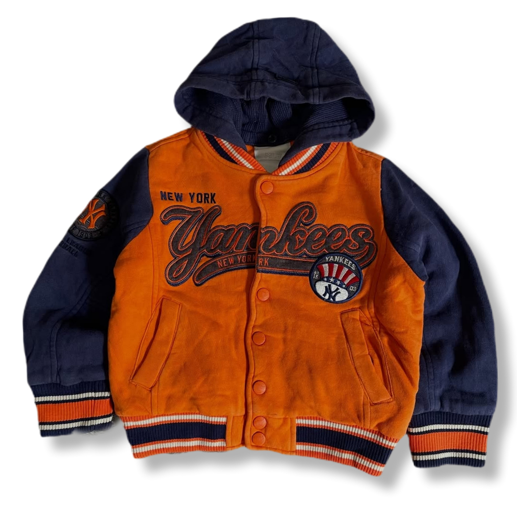 MLB NY YANKEES KIDS VARSITY HOODIE JACKET | OUTERWEAR | JAKET ANAK | JSNG