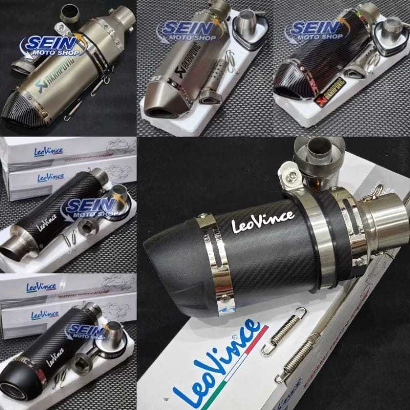 Knalpot LeoVince GP Corsa Evo Carbon Import (Silencer Only) Akrapovic Carbon Or Titanium
