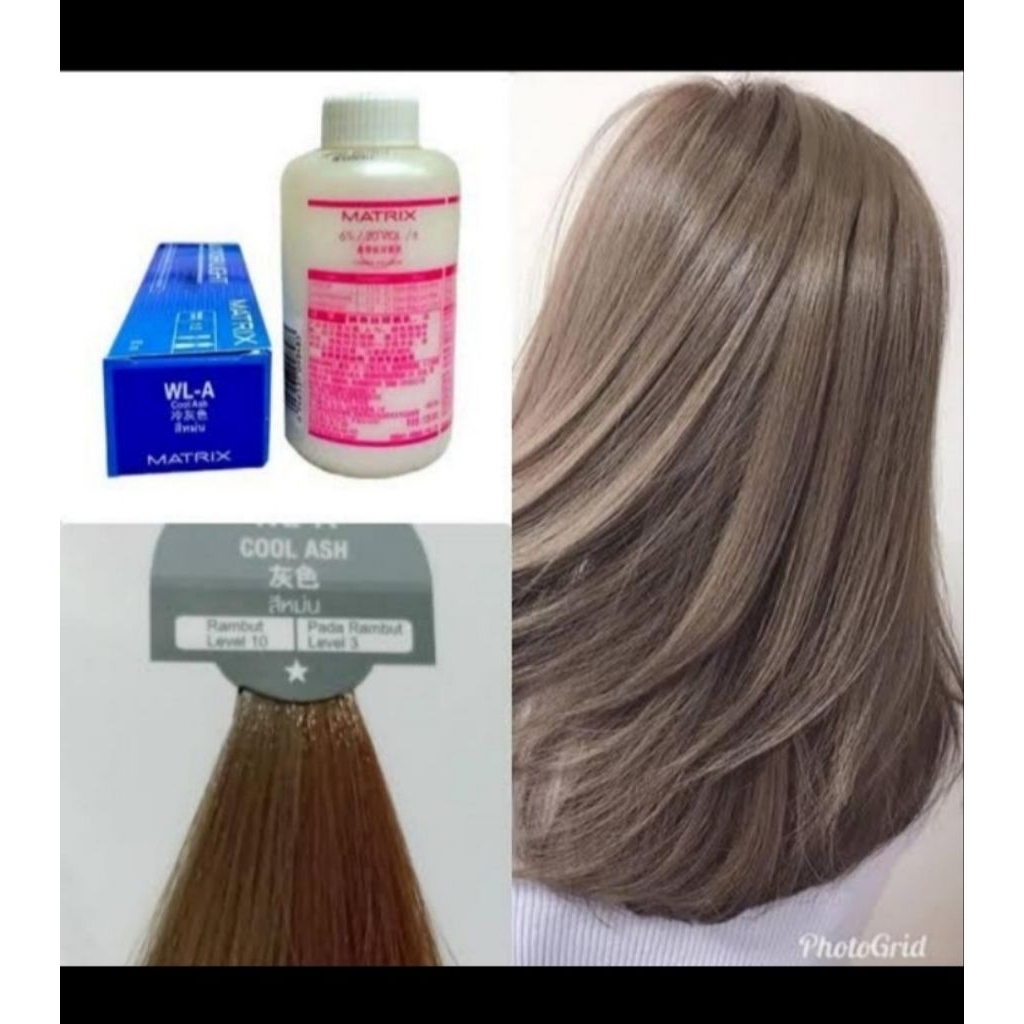 Hair color MATRIX WONDER LIGHT WL-A cool ash +oxidant