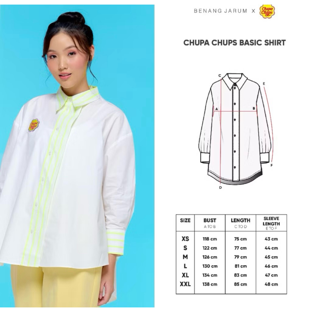 benang jarum x chupa lemonande size S