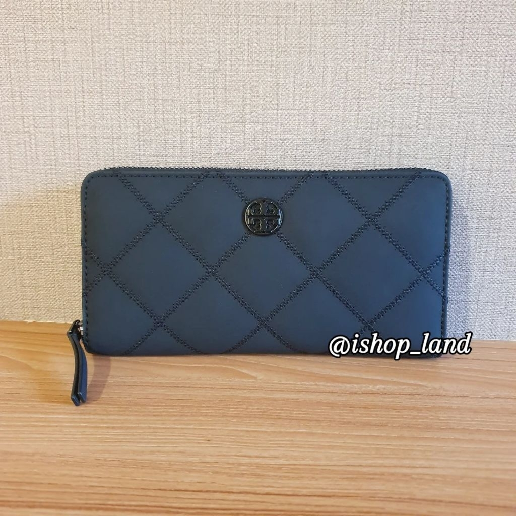 TB Willa Matte Zip Around Continental Wallet