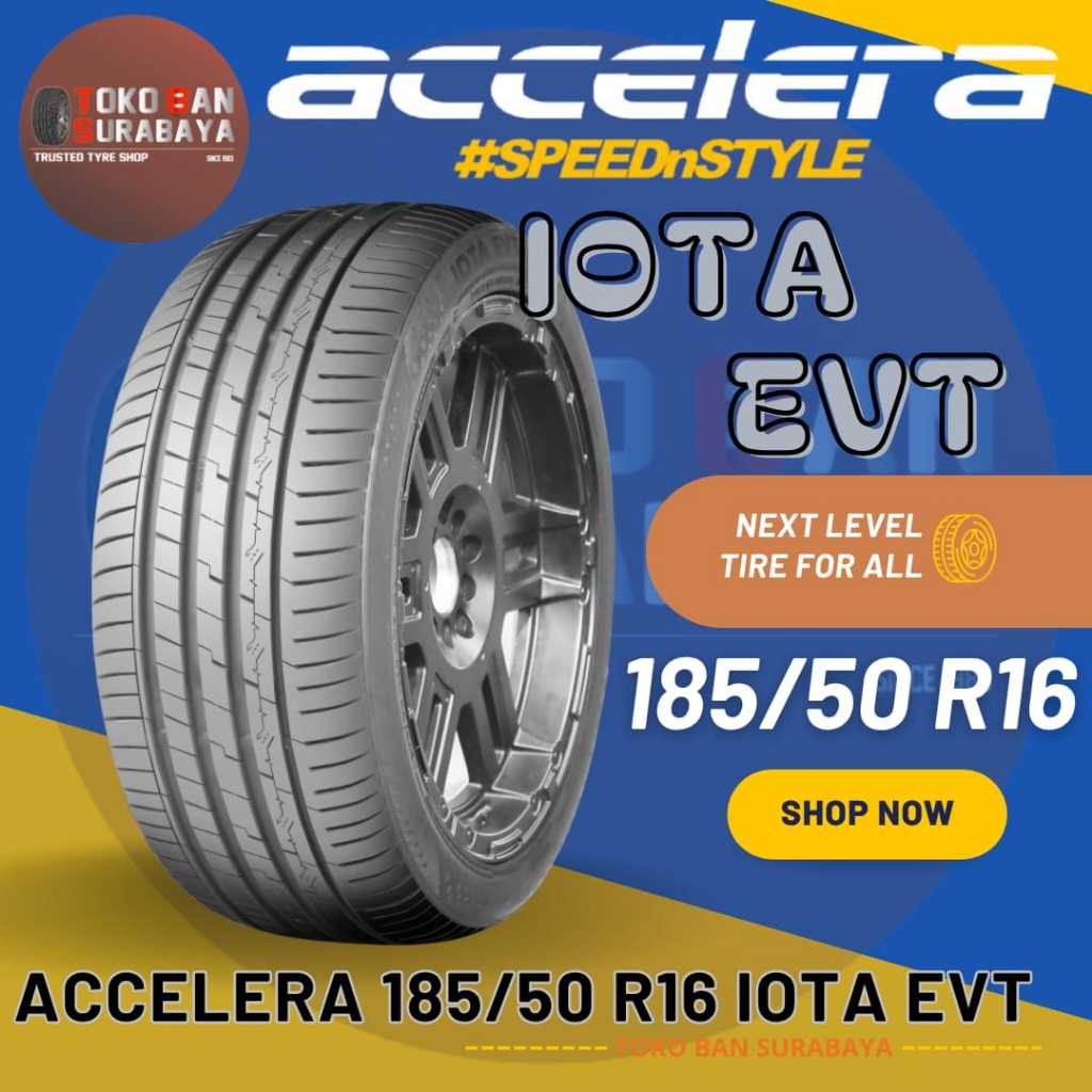 ACCELERA 185/50R16 IOTA EVT 18550R16 185/50/16 185/50-16 18550 185/50 R16 R 16