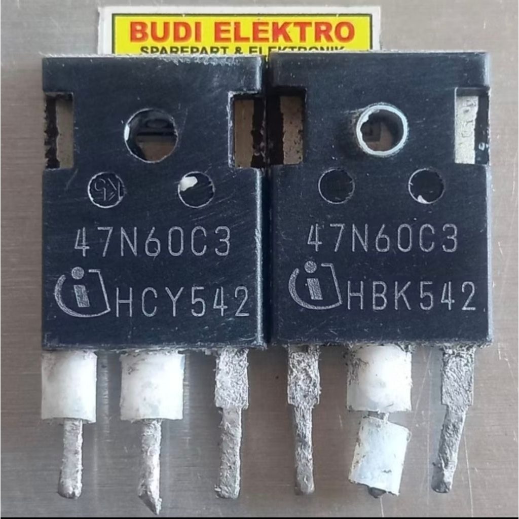 MOSFET 47N60C3 (COPOTAN BEKAS) MOSFET 47N60 MOSFET 47N60CFD TRANSISTOR 47N60 TRANSISTOR 47N60C3