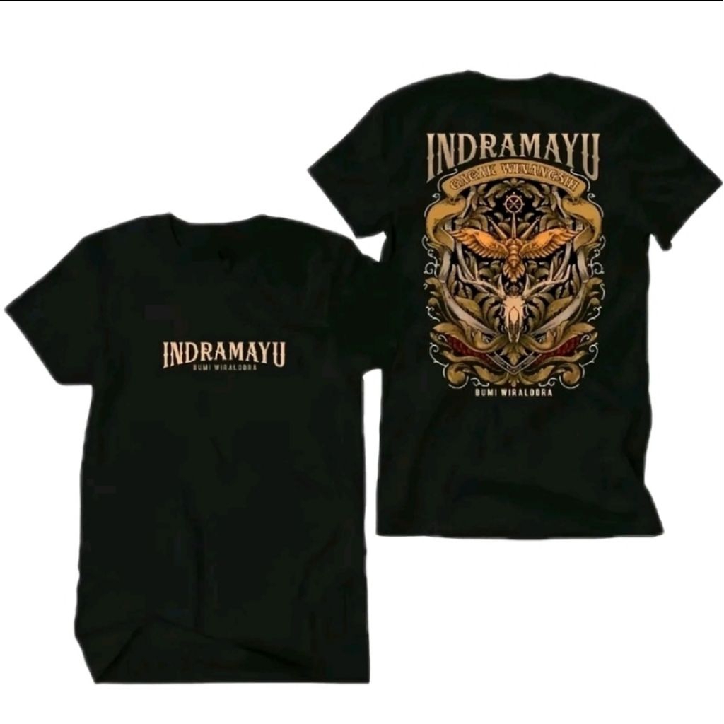Kaos Distro Pria wanita-INDRAMAYU GAGAK WINANGSIH-Kaos Lengan Pendek Halus
