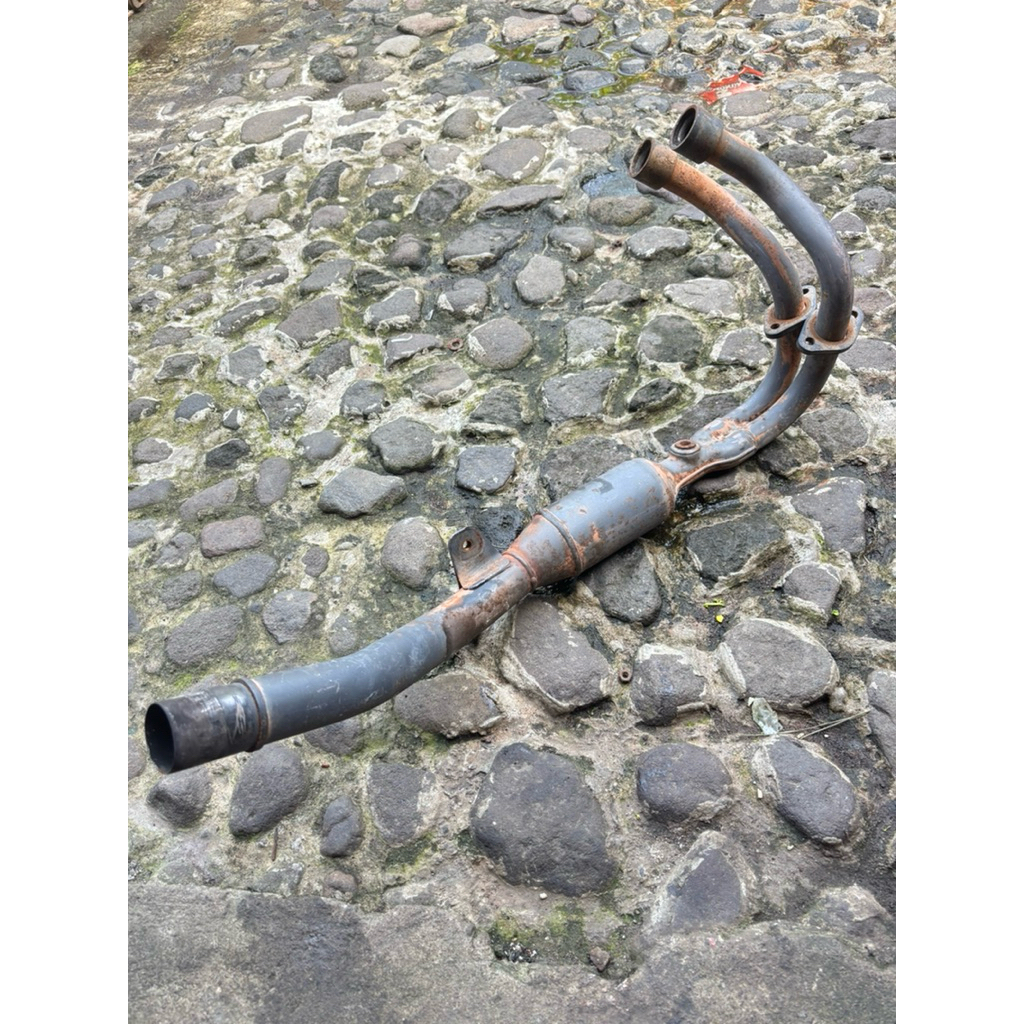 header leheran knalpot honda cbr250rr original copotan