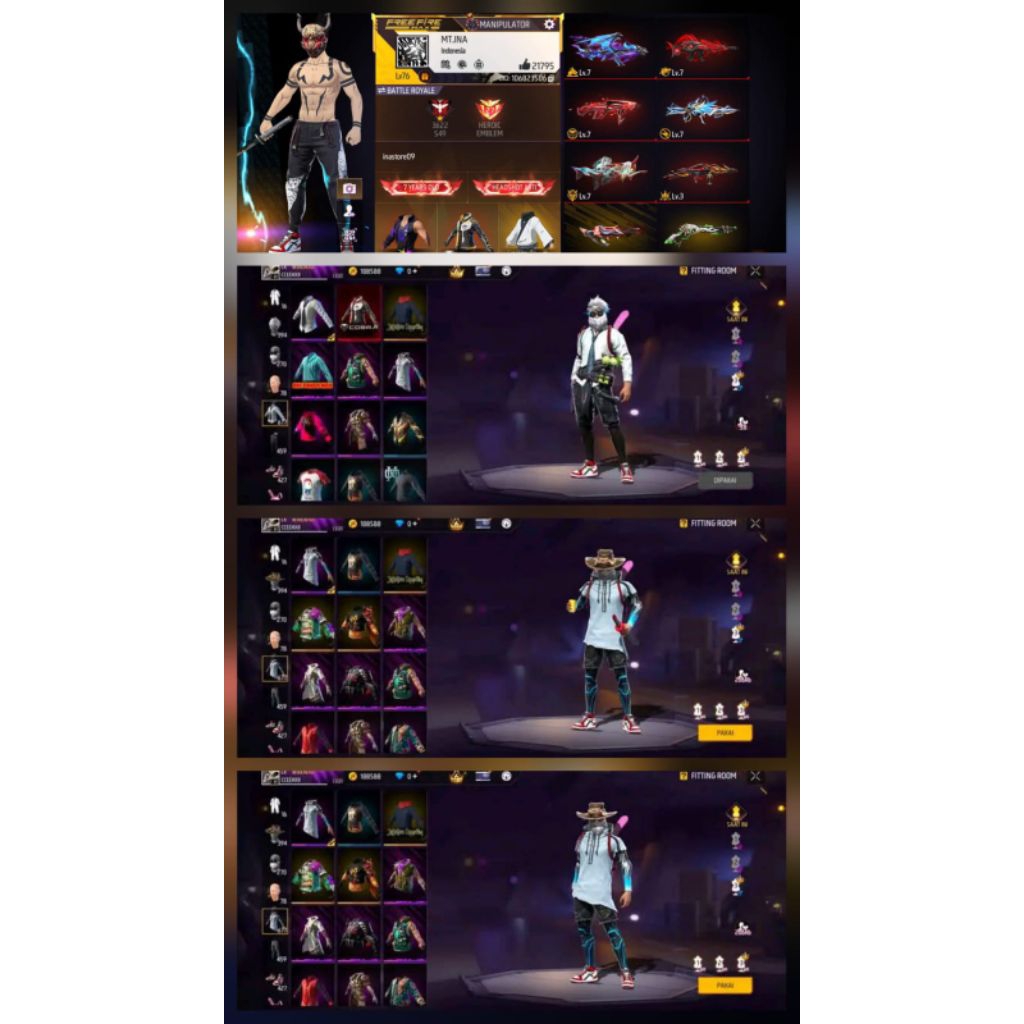 OPM Free Fire Sultan Max Aman Terpercaya akun Asli