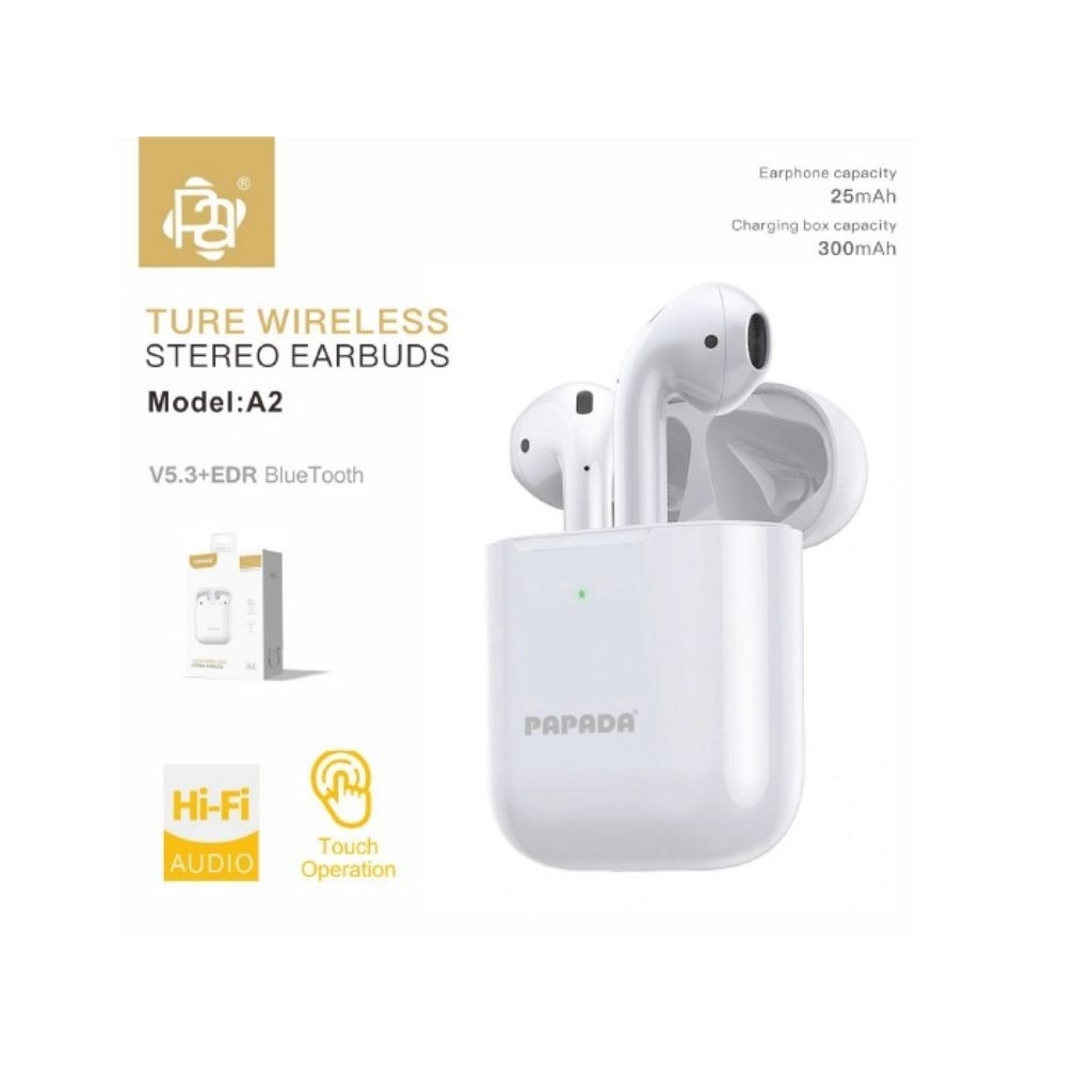 HF Headset Listen Bluetooth PAPADA TWS A2
