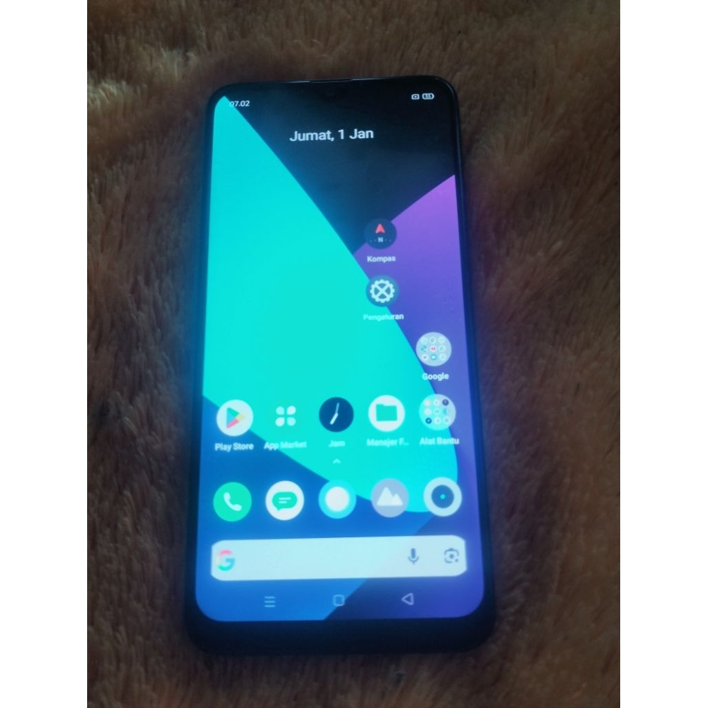 frame lcd touchscreen realme 3 copotan normal