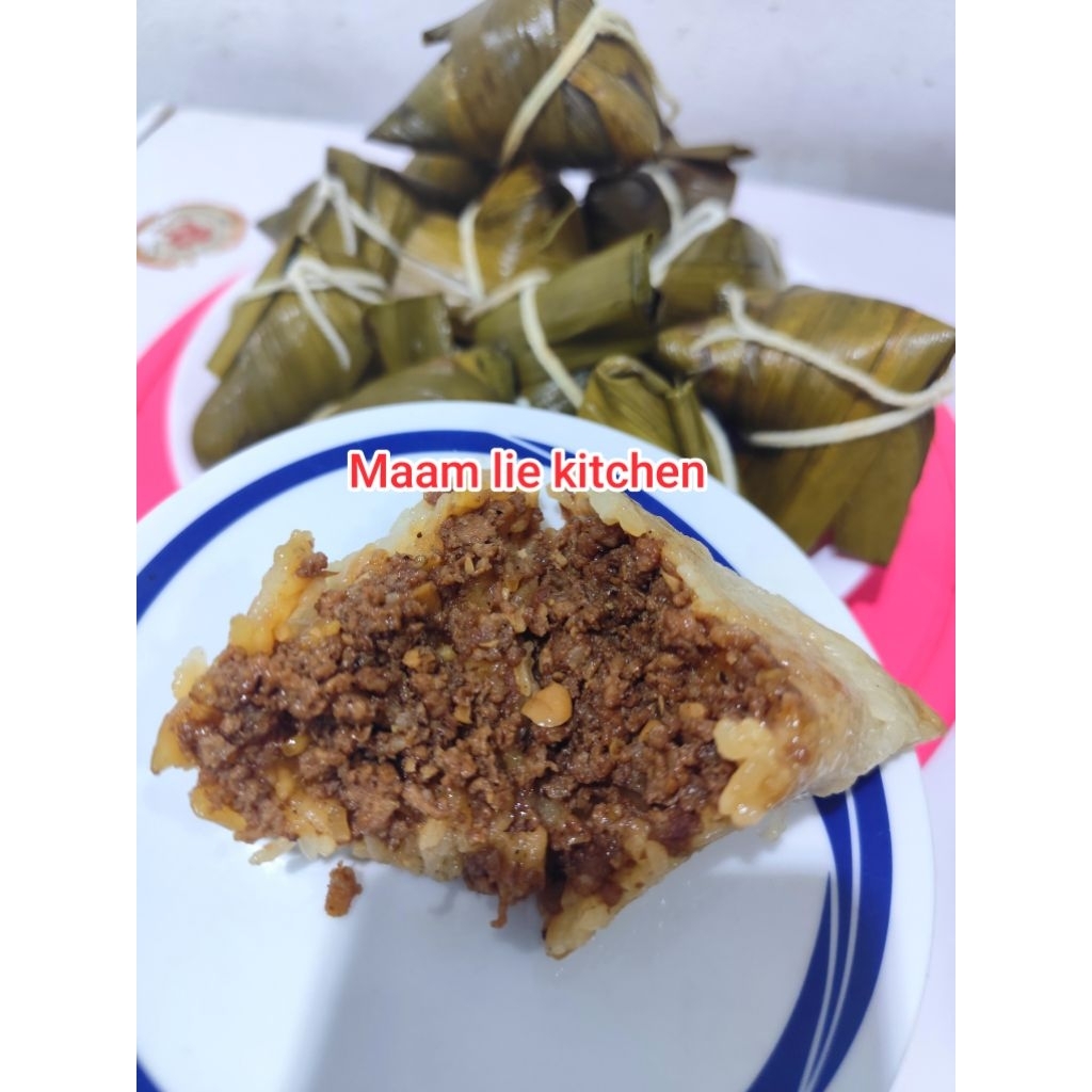 Bacang daging cincang / nyuk cung ala Bangka & kalimantan
