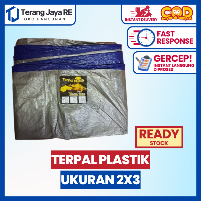 Terpal Plastik A3 Tebal 2 x 3