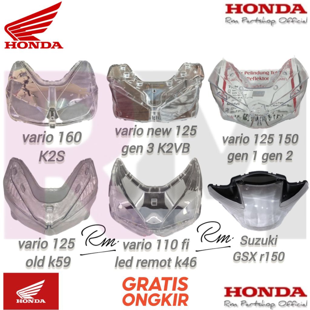 mika reflektor mika lampu depan gsx 150 r150 s150 vario 160 k2s vario 125 150 k59 k59j k2v gen 1 gen