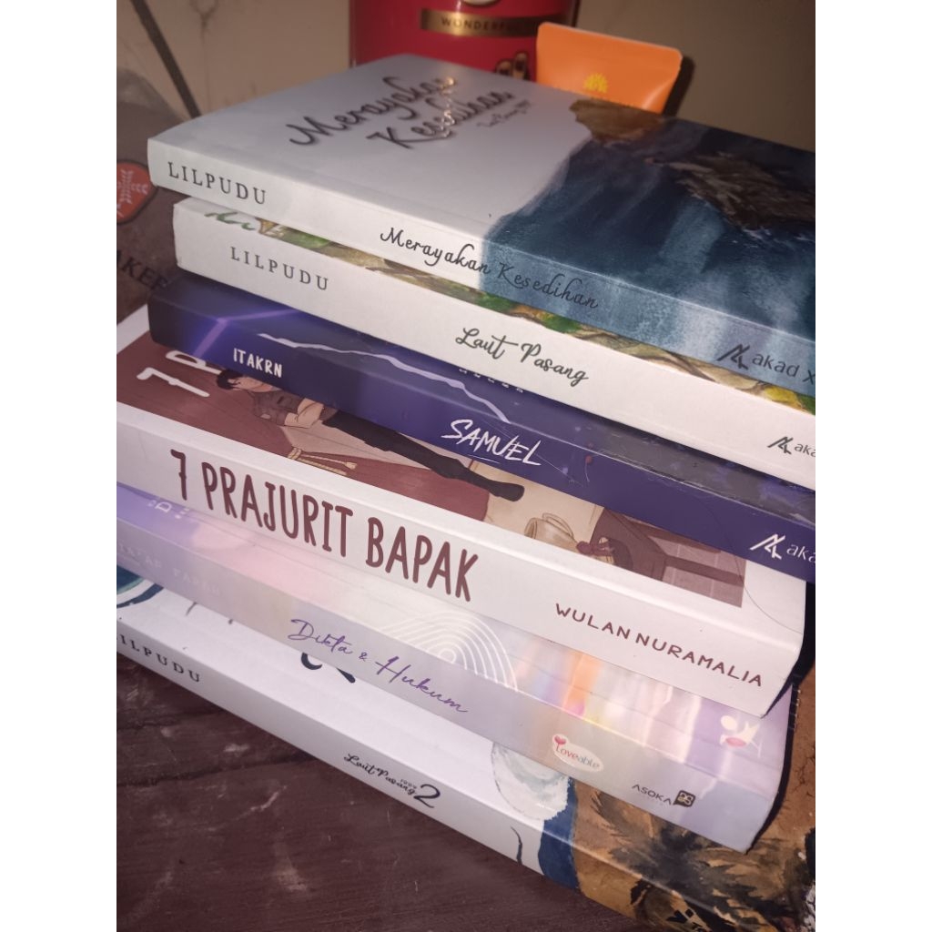 PRELOVED NOVEL LAUT PASANG SERIES, 7 PRAJURIT BAPAK, SAMUEL, DIKTA & HUKUM