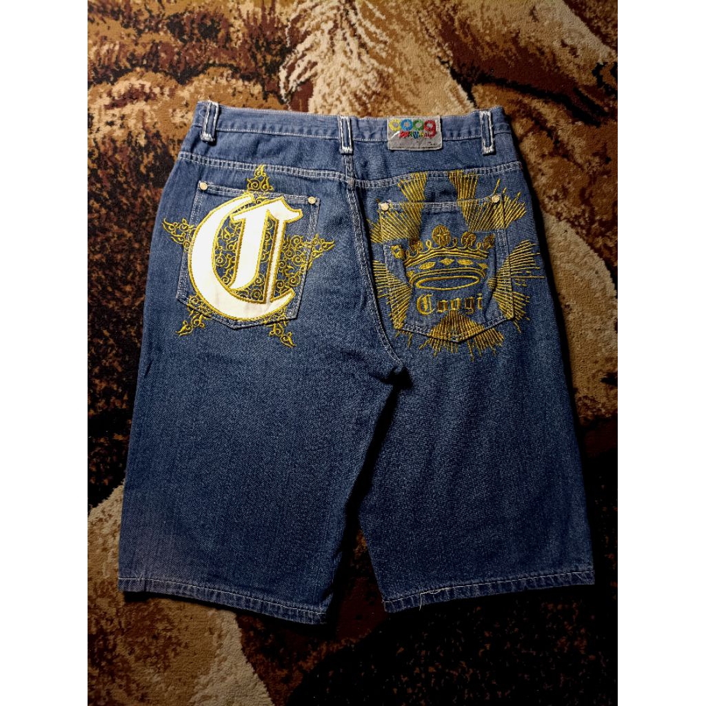 Coogi Limited Edition Jorts Pants NOT JNCO SOHK DOGTOWN VICTORIUS AVIREX  CROWN HOLDER FUBU ECKO UNL
