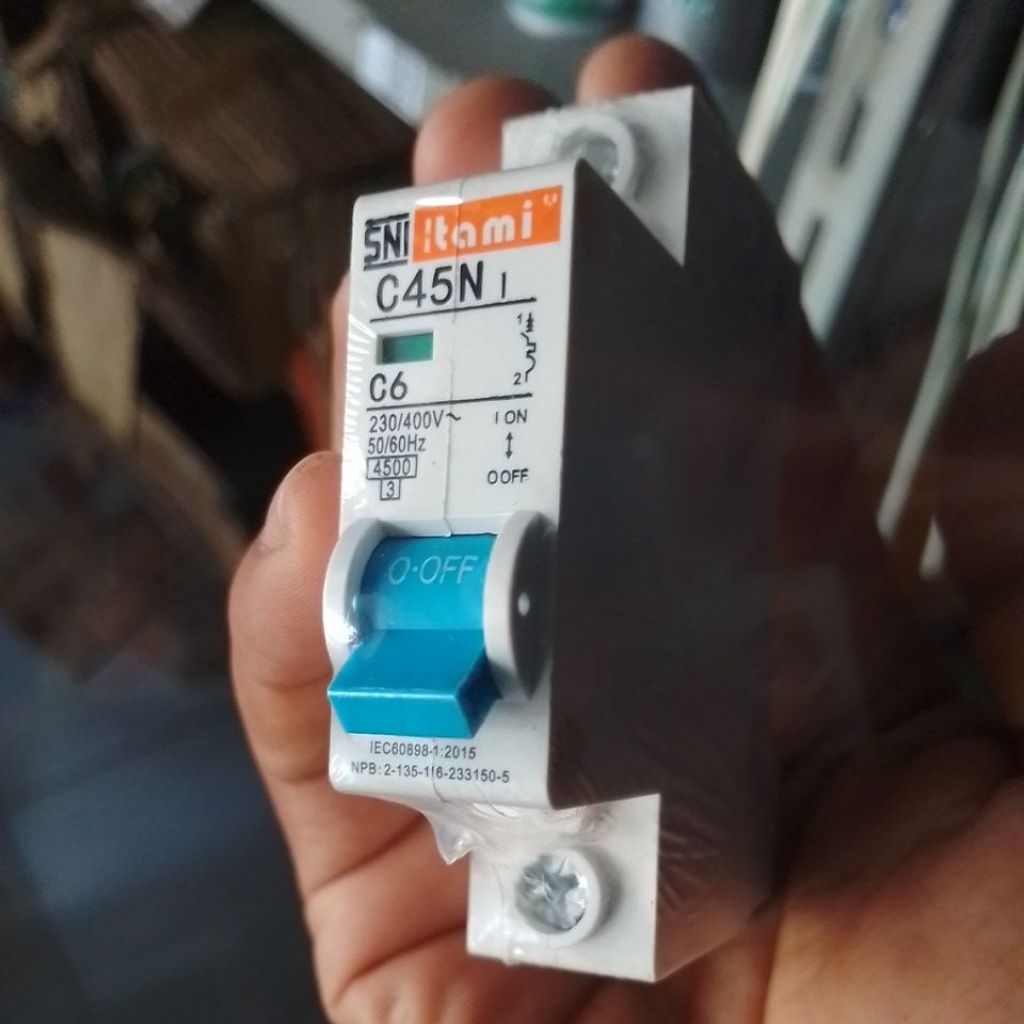 MCB ITAMI C6 NCB 6 AMPER ITAMI