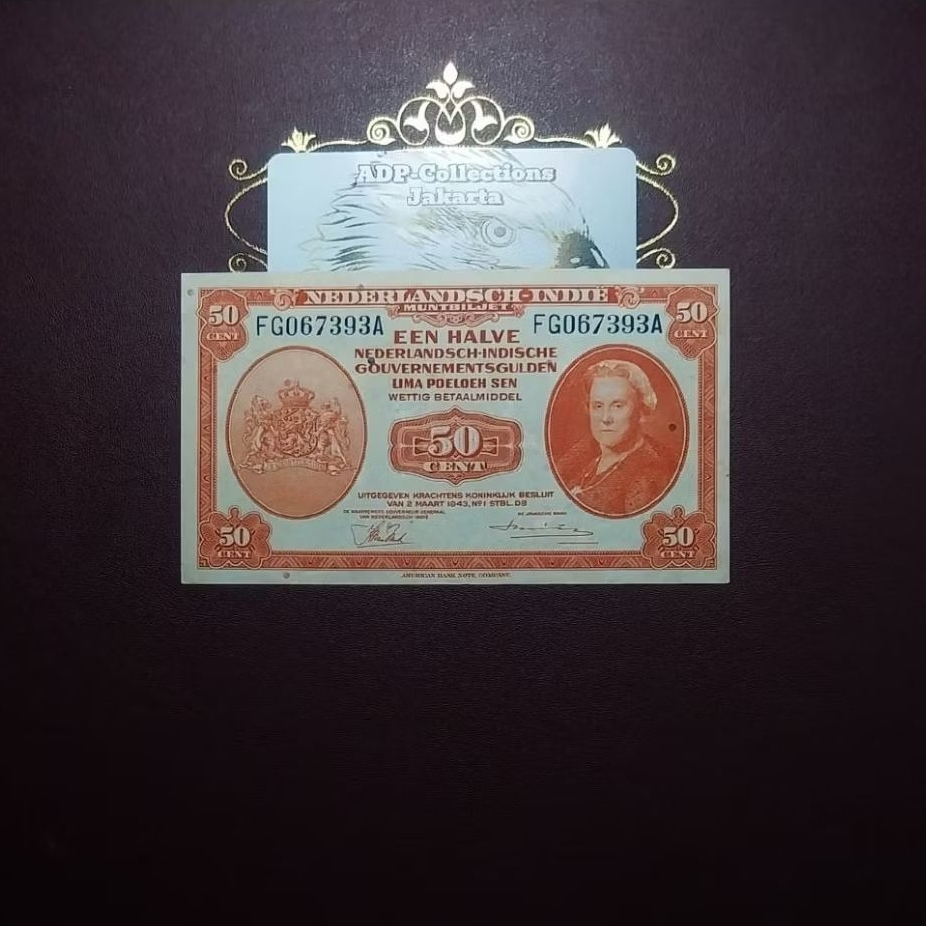 Uang Kuno 50sen Seri Nica 1943