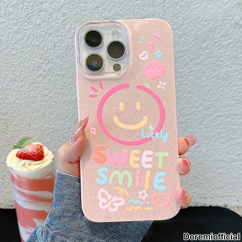 PINKY SWEET SMILE + REQUEST FOTO CASE JELLY 2 IN 1 FOR XIAOMI REDMI A1 A2 A5 8 8A 9 9A 9C 9T 10 12 1