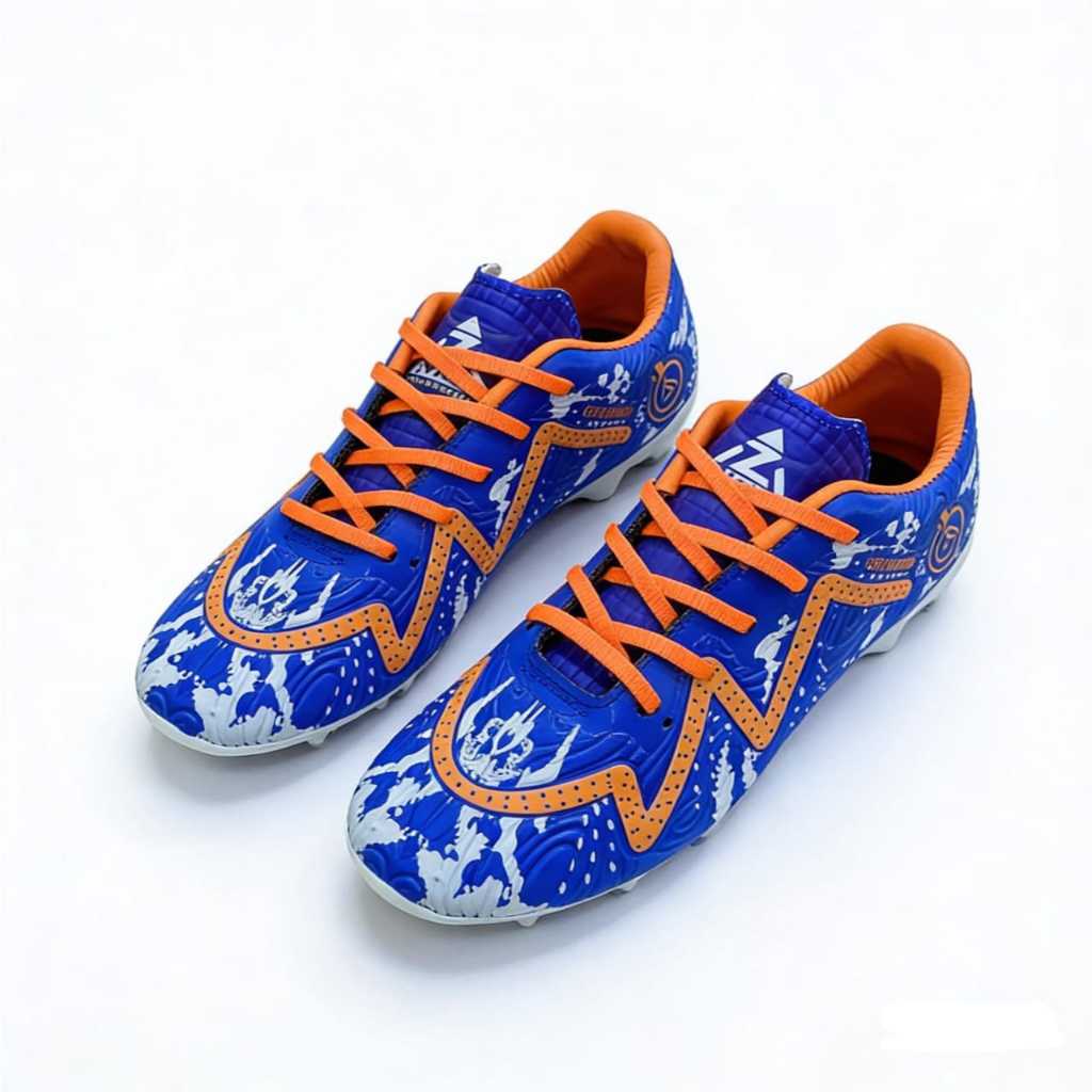 Sepatu bola AZERO TORNADO biru size 39-43