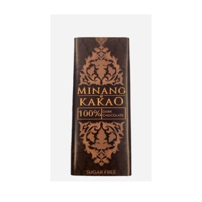 Minang kakao 100% Dark Chocolate Sugar Free