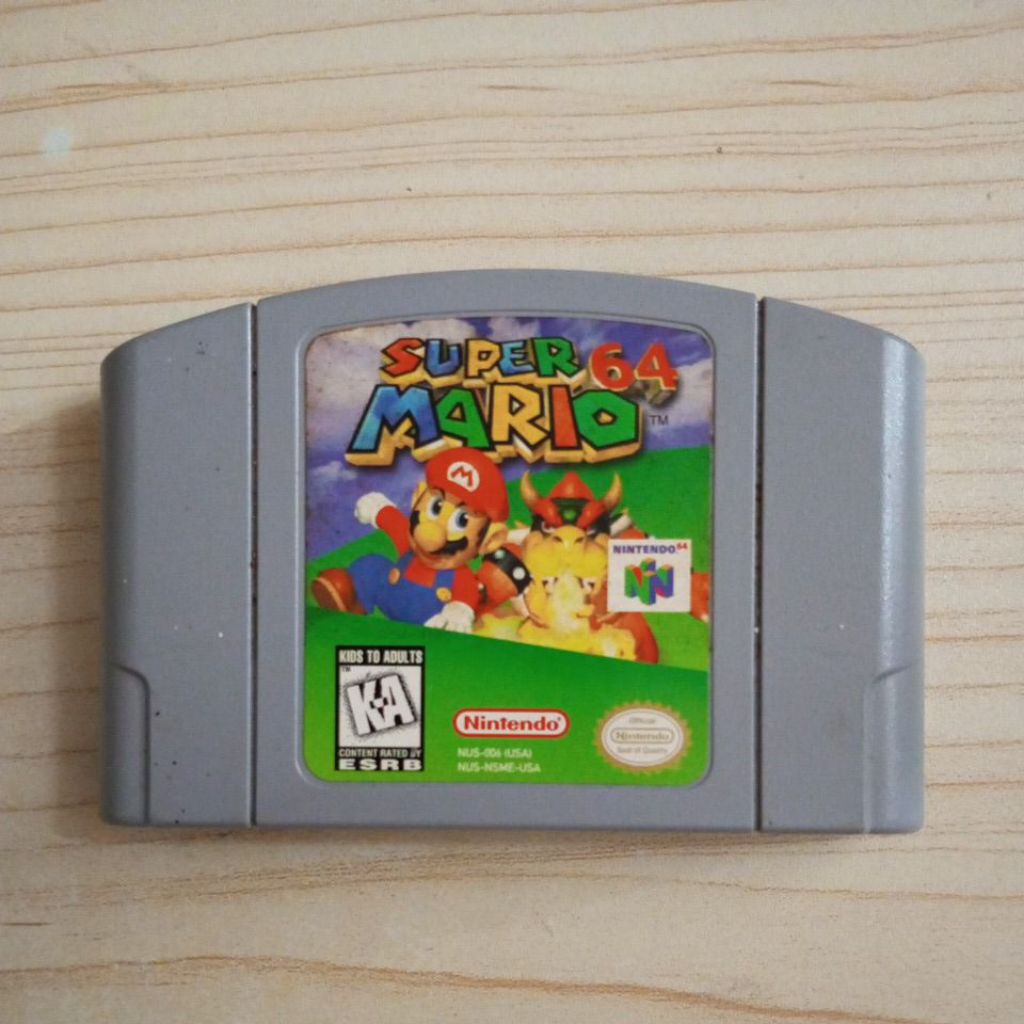KASET GAME NINTENDO SUPER 64 MARIO