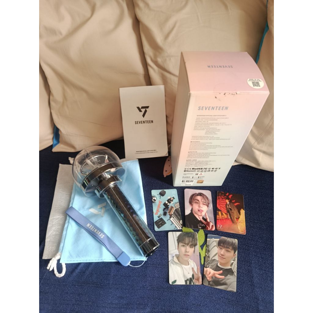 Preloved Lightstick Seventeen black ver.3