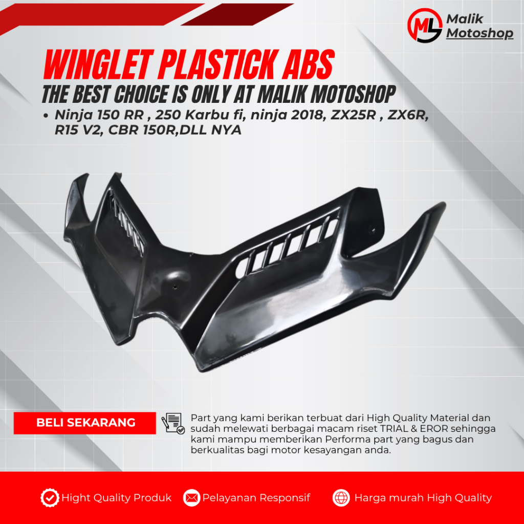 WINGLET R15 V2 WINGLET NINJA FI NINJA 250 WINGLET R15 WINGLET R15 V2 WINGLET R15 OLD WINGLET YAMAHA
