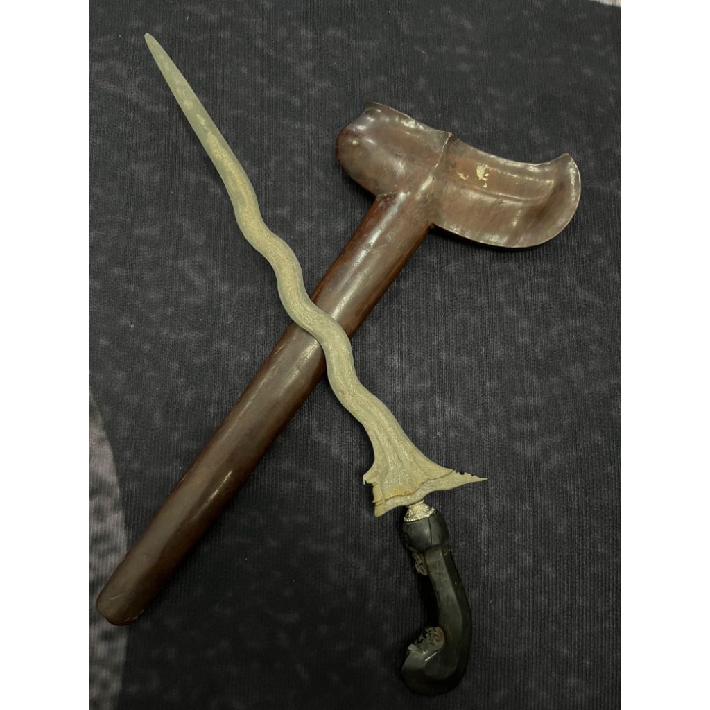 KERIS SEPUH LUK 7  MEGANTARA ORIGINAL LOKASIAN NDUSUN KERIS SEPUH ORIGINALKERIS SEPUH LUK 7  MEGANTA