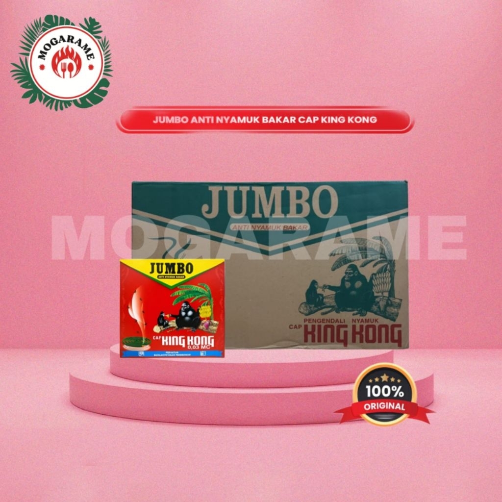 obat nyamuk bakar kingkong jumbo / kingkong obat nyamuk 1pack isi 5pcs