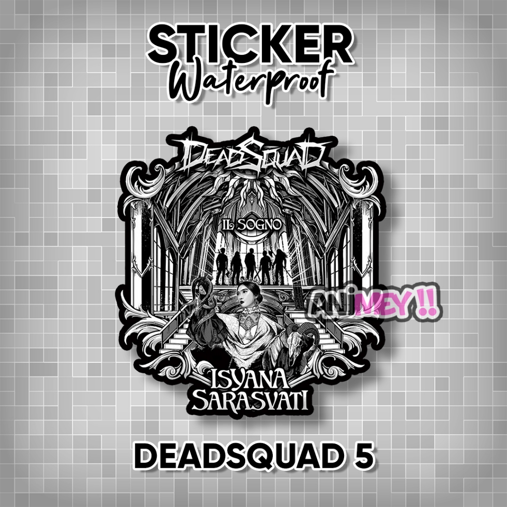 Stiker Band Deadsquad / Sticker DEADSQUAD Waterproof