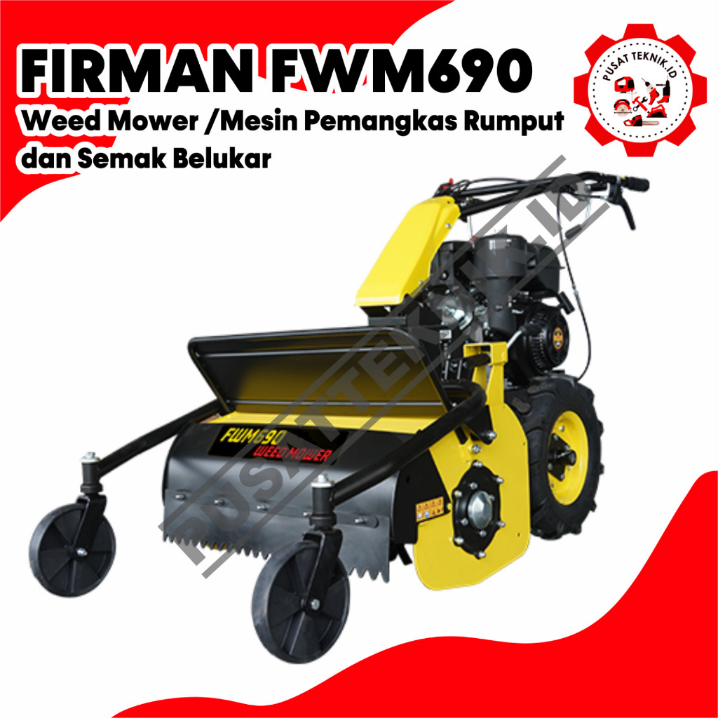 FIRMAN FWM690 MESIN PANGKAS PENGHANCUR SEMAK KEBUN SAWAH FIRMAN FWM 690 WEED MOWER FIRMAN