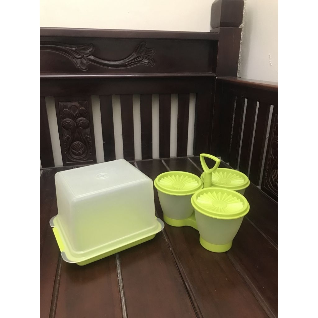 Tupperware Tempat Roti Tawar Toples Tupperware Original Second