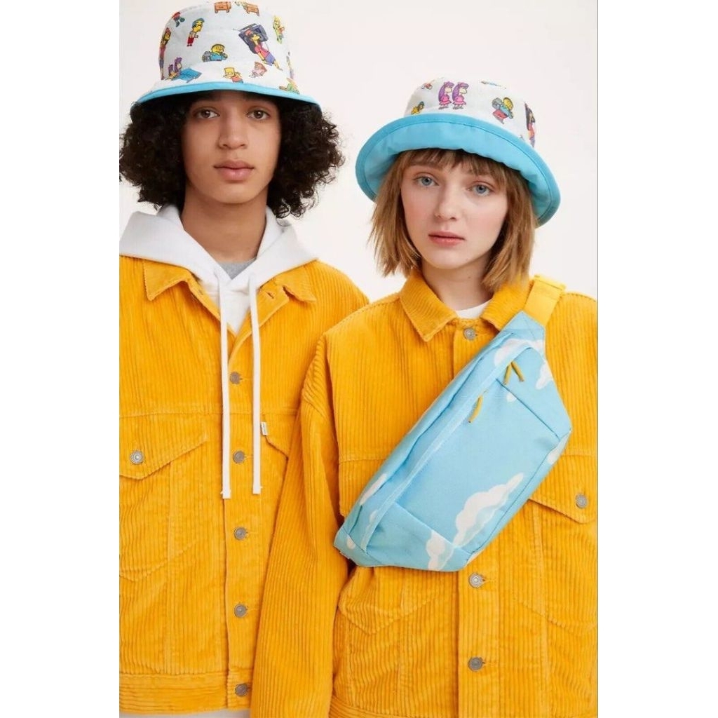 Brand New Levi's x The Simpsons Clouds Sling Bag D6765-0002