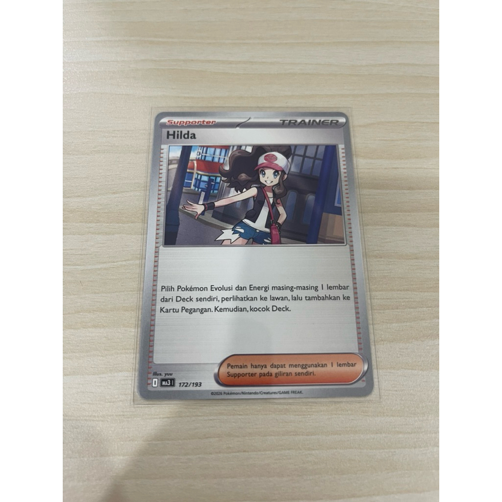 POKEMON Trainer Hilda 172/193 MA3 INDONESIA
