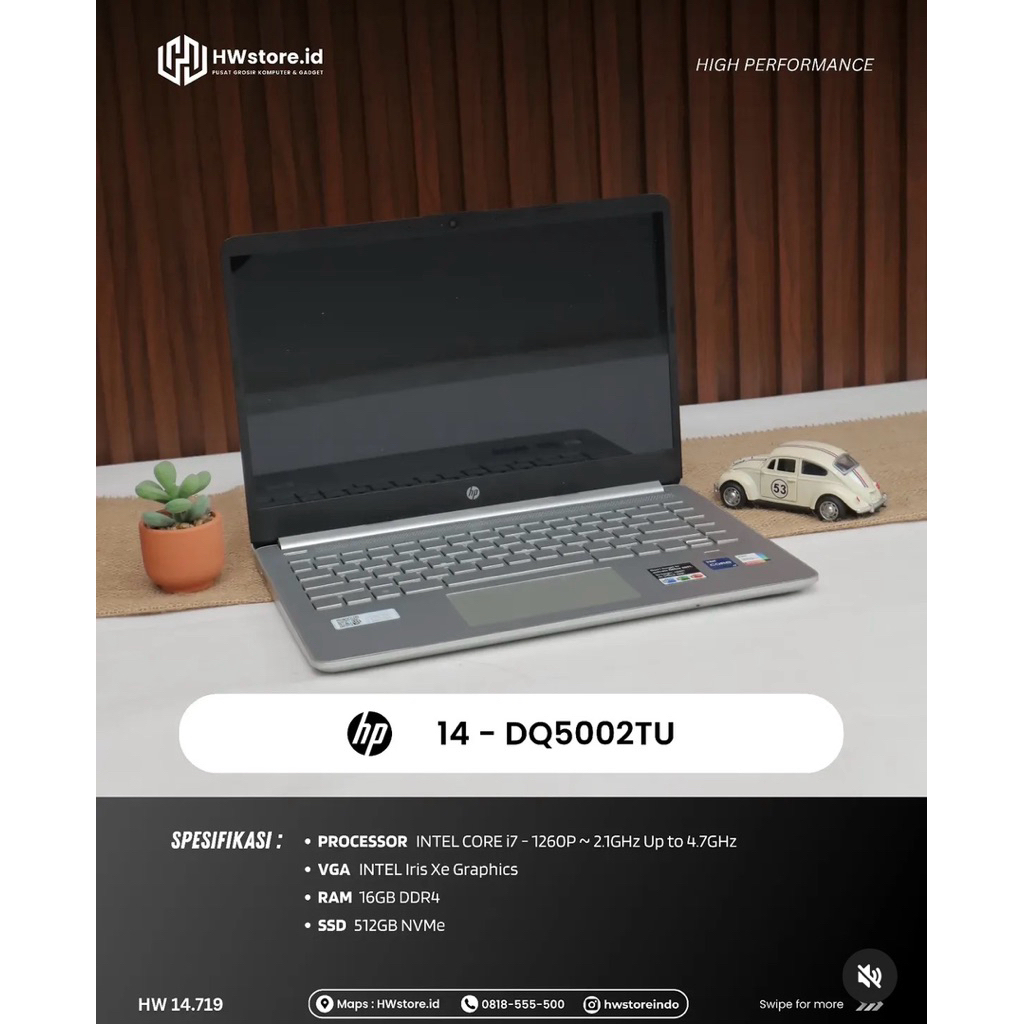 HP 14s - DQ5002TU