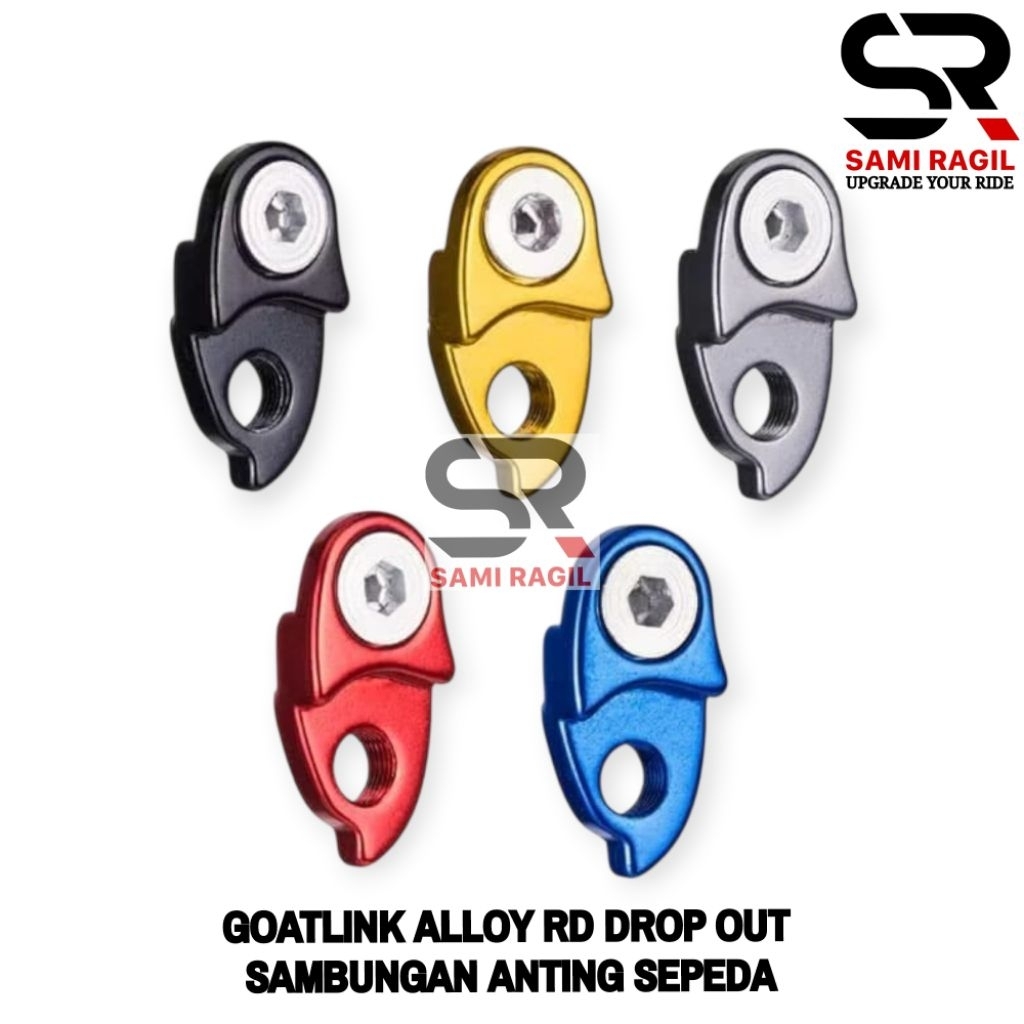 GOATLINK ALLOY RD REAR DERAILLEUR DROP OUT SAMBUNGAN ANTING SEPEDA GOT GOAT LINK PENYAMBUNG TAMBAHAN