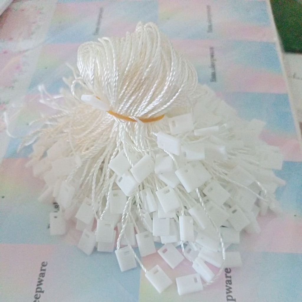 (100pc) Tali hangtag/tali hangtag nylon/tali hangtag rami goni