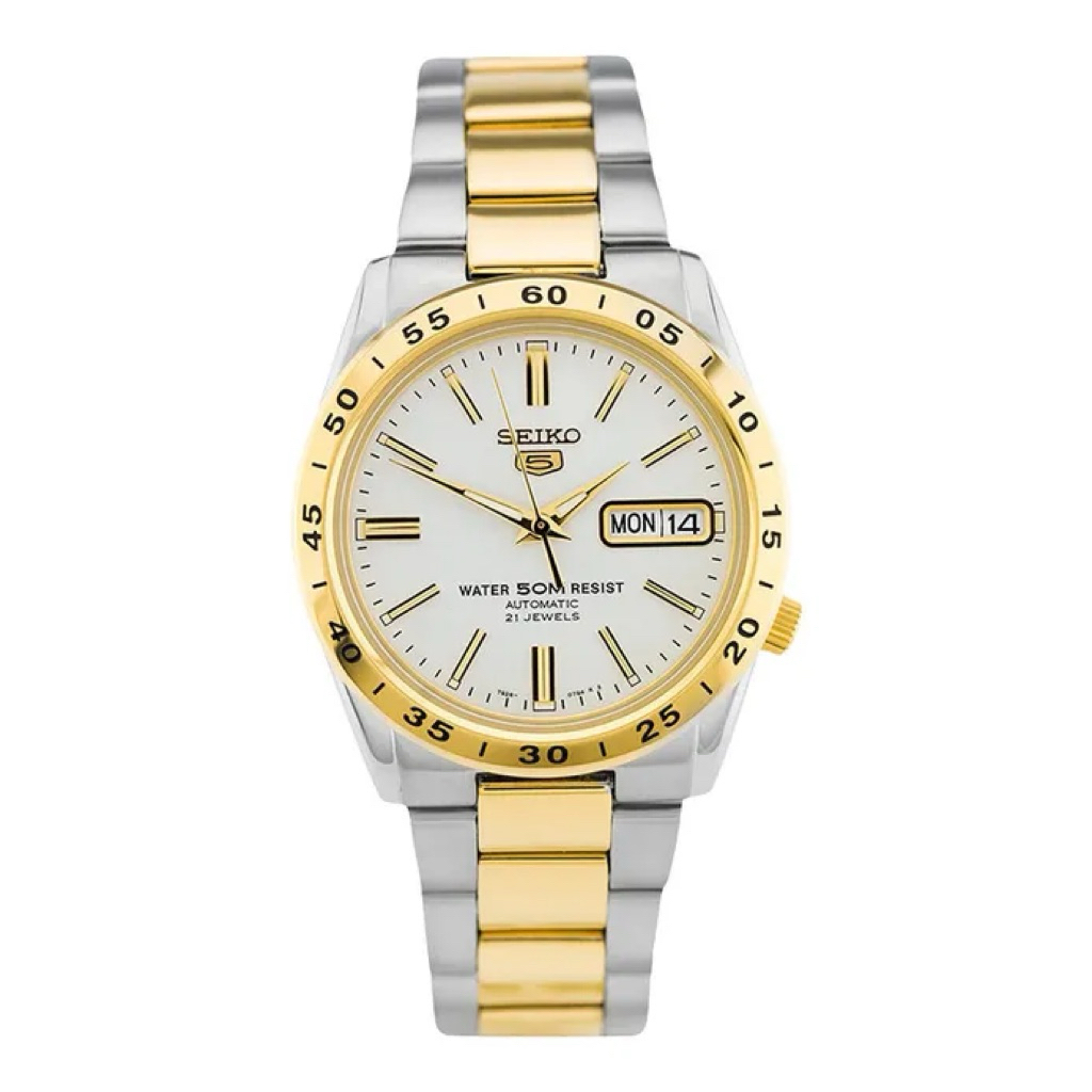 JAM TANGAN ANALOG SEIKO 5 SNKE04K1 / SNKE04 / SNKE04K AUTOMATIC MOVEMENT DAY DATE SILVER WHITE DIAL 