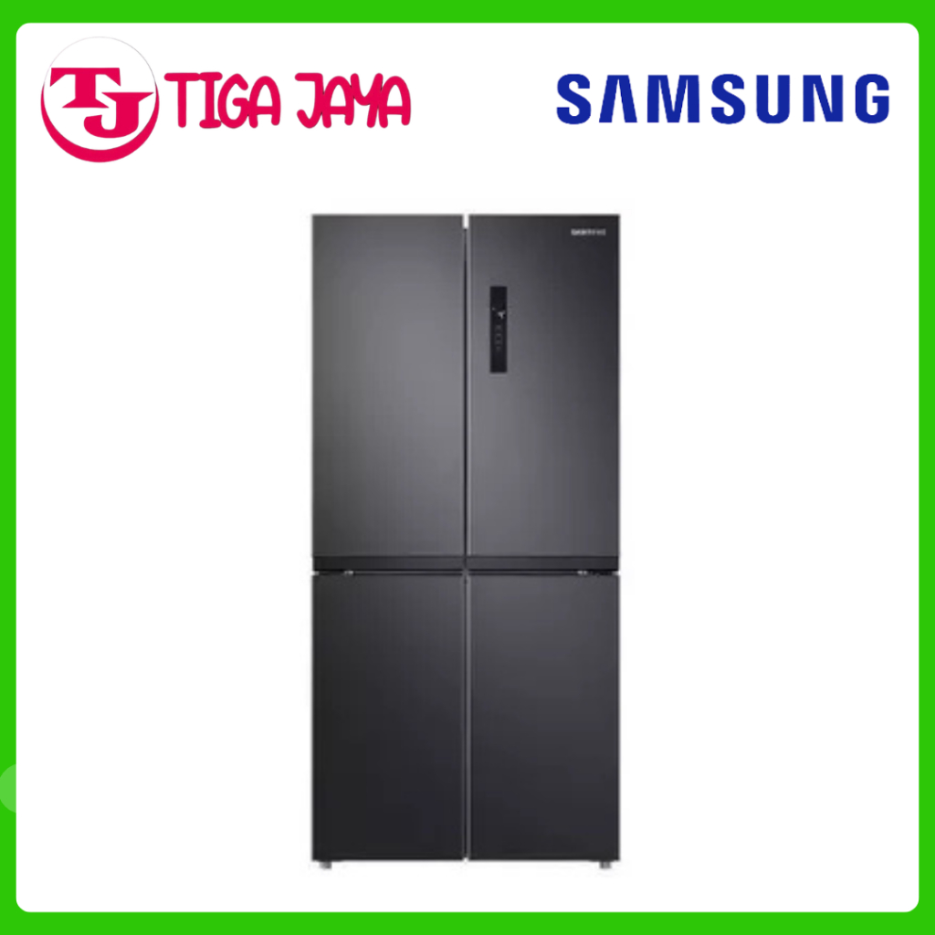 SAMSUNG RF48A4000B4/SE Side By Side Multi Door Twin Cooling Plus Gentle Black Matt 511L Inverter RF4