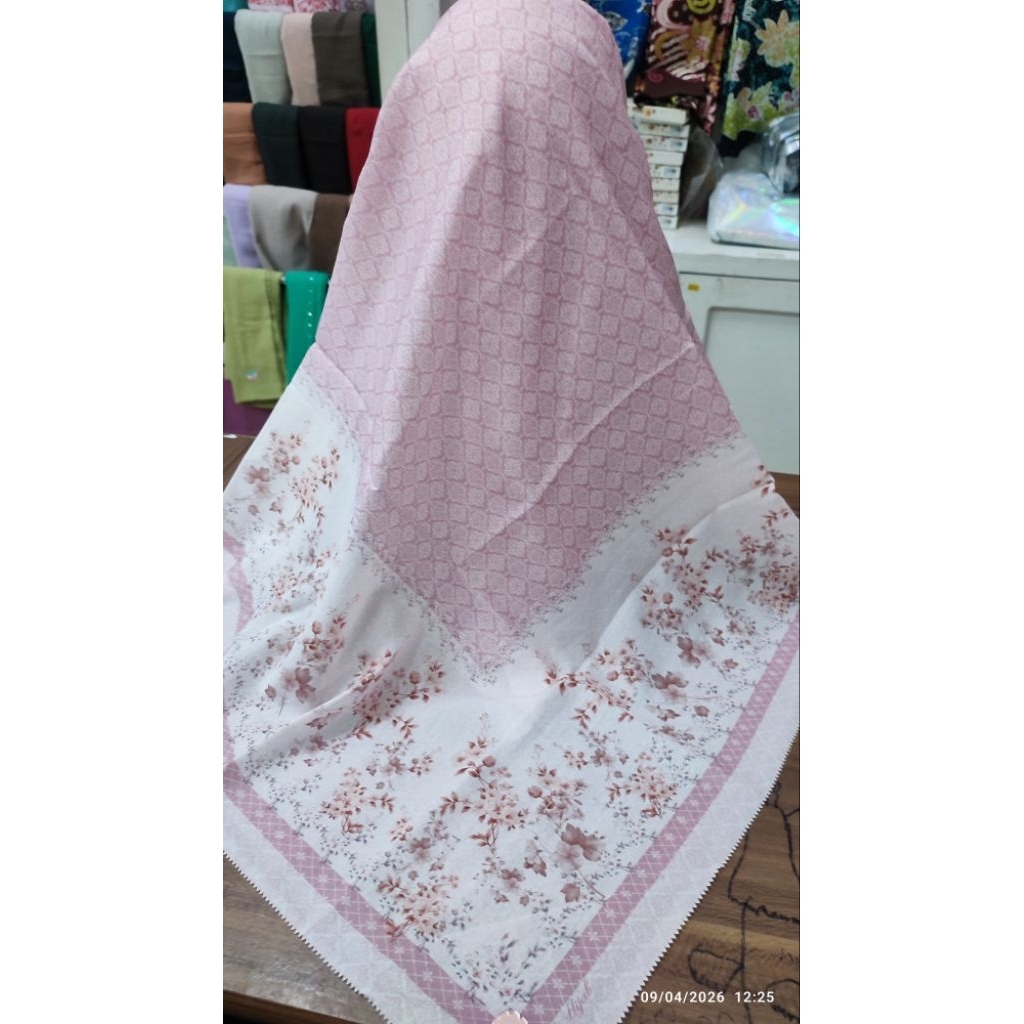 Aisyah | Hijab Segiempat Voal motif