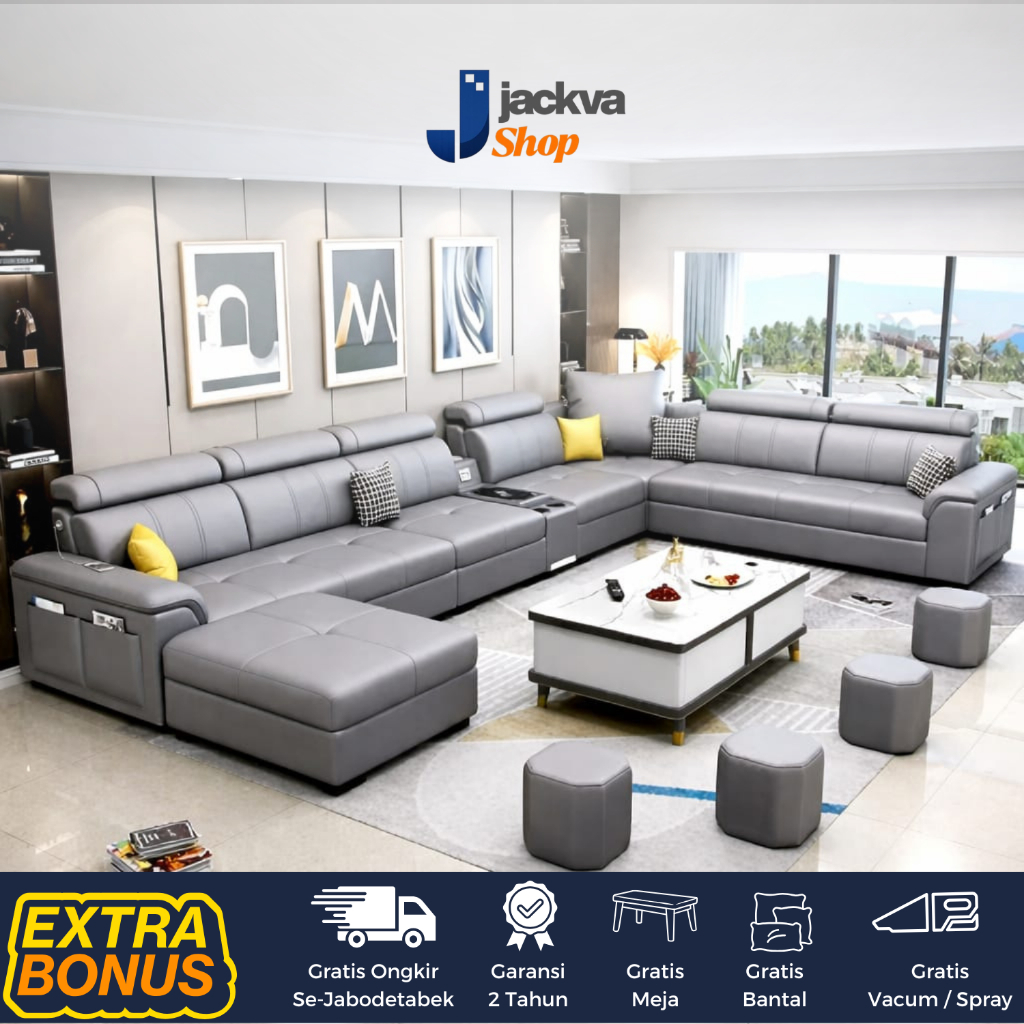Sofa Minimalis Sofa Tamu Sofa Leter U Kursi Ruang Tamu Minimalis