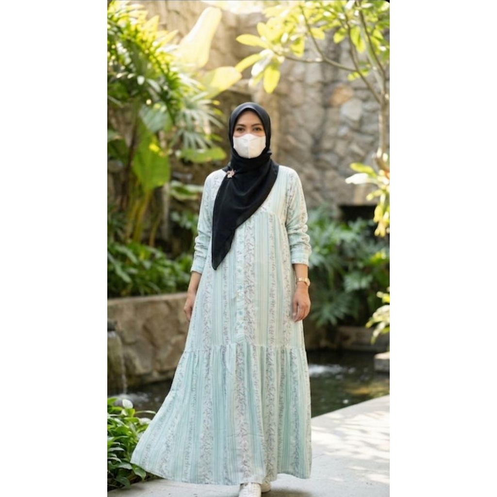 Gamis rayon premium KK
