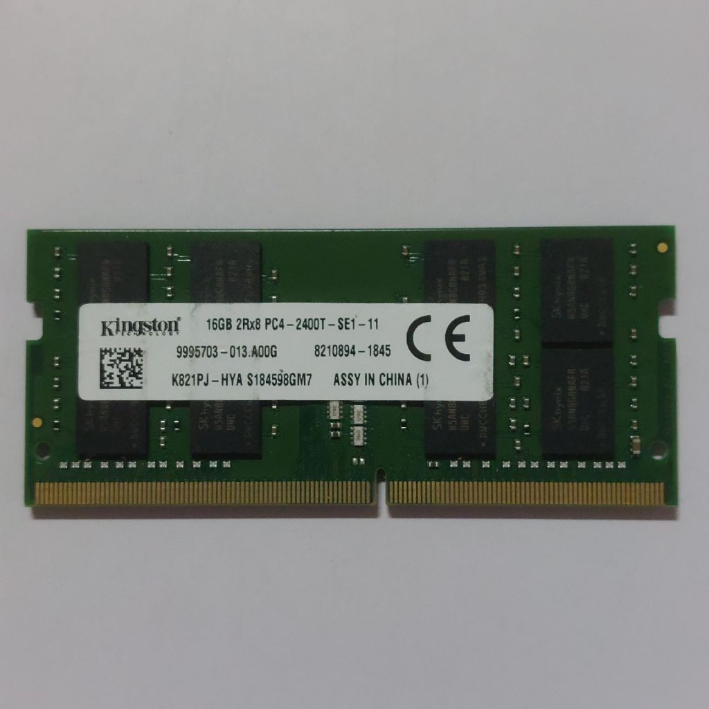 SODIM RAM LAPTOP DDR4 16 GB PC4-2400T KINGSTON