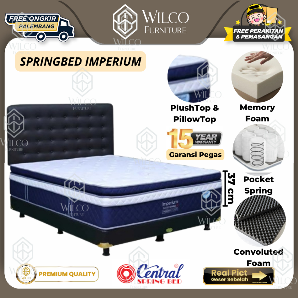 Springbed Imperium by Central | Matras Kasur Springbed Memory Foam