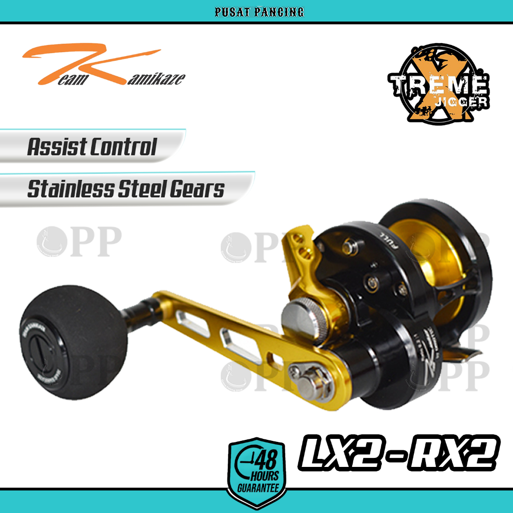 PUSATPANCING5 - Reel Pancing Overhead Team Kamikaze Xtreme Jigger Micro Series LX2 - RX2