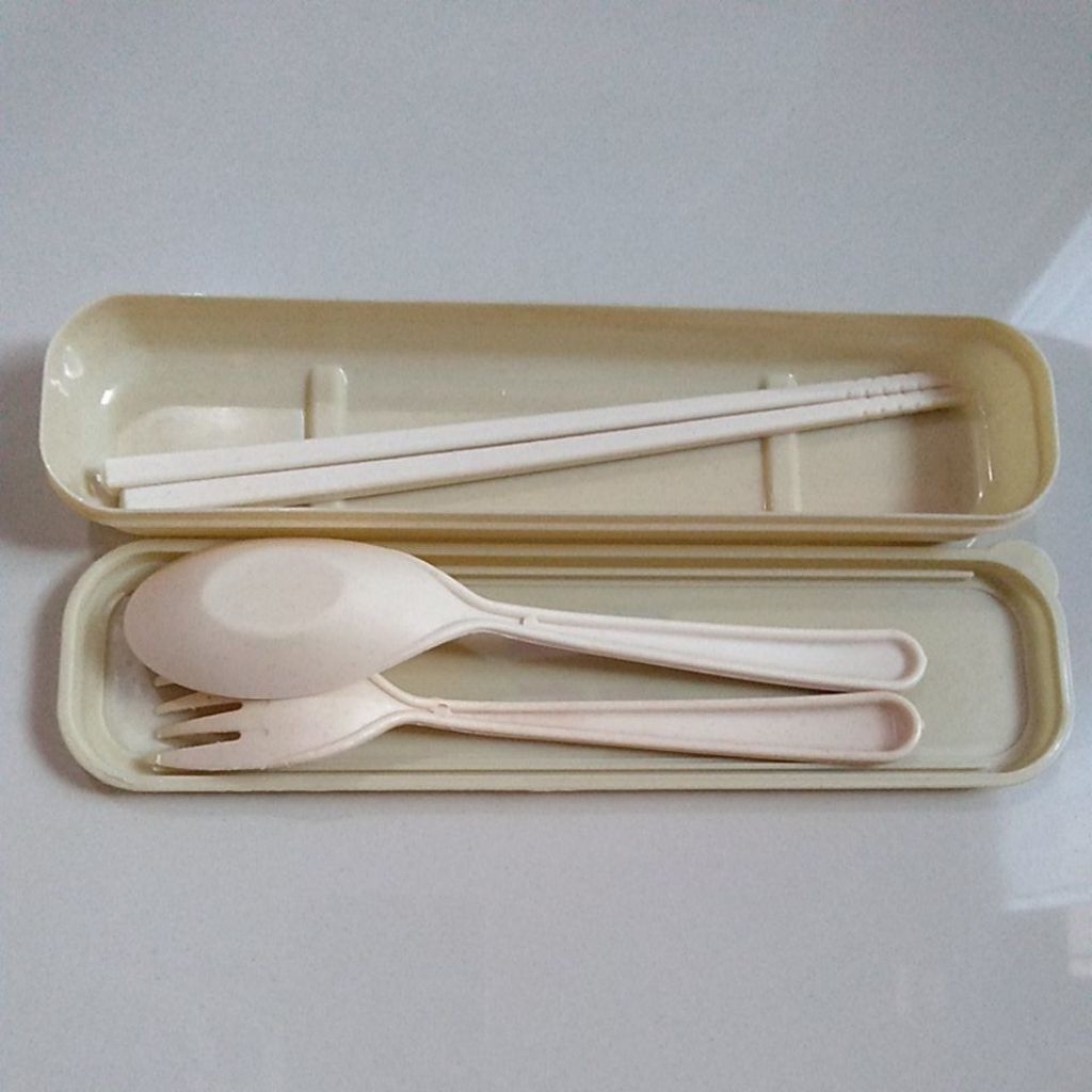 PERLENGKAPAN SET MAKAN SENDOK GARPU SUMPIT-SET MAKAN CAMPING