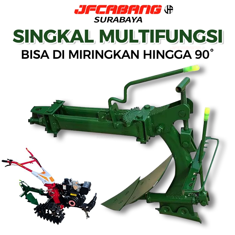 Singkal Kupu Traktor/Singkal Multifungsi / Bajak 90° Untuk Mesin Traktor & Cultivator - Bisa Disesua